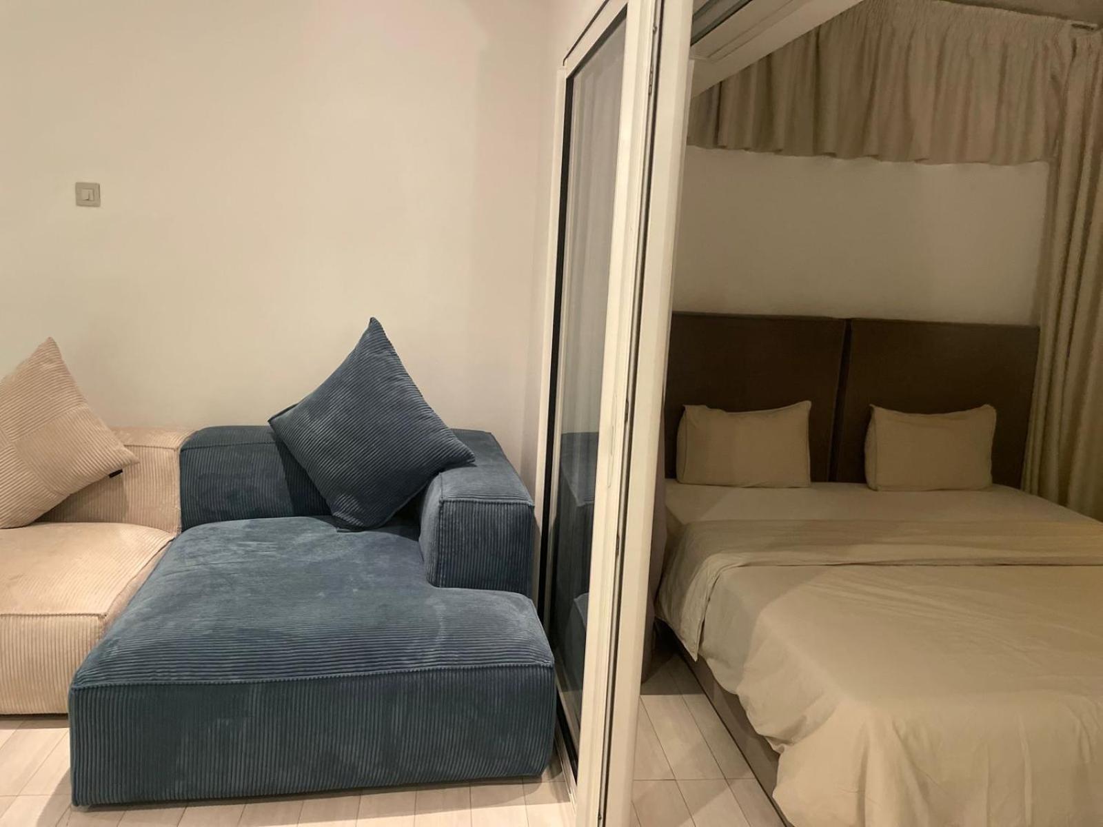 Central, Terrasse, Confortable - Bleue Residence Casablanca Ngoại thất bức ảnh